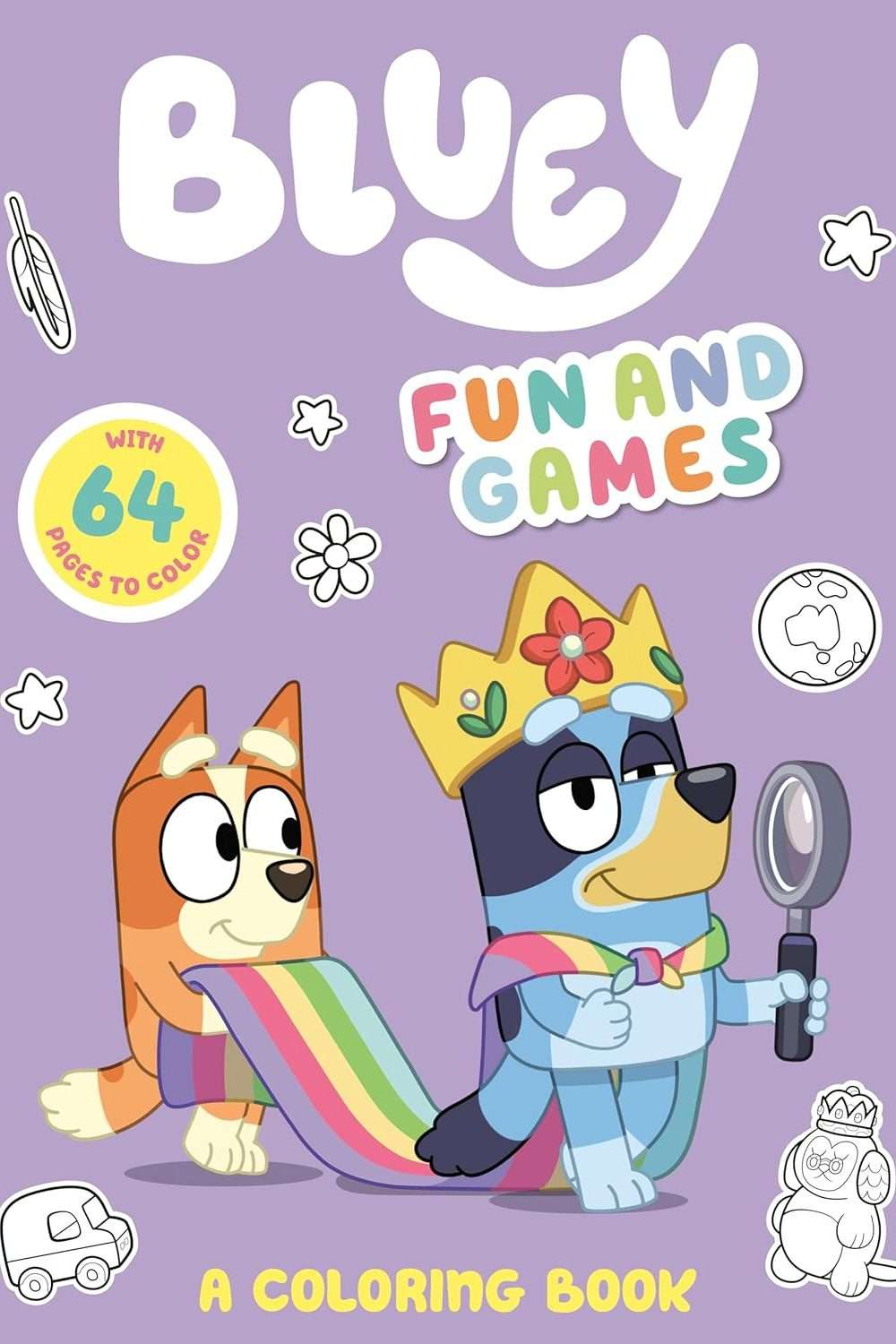 Bluey : Fun and Games Colouring Book