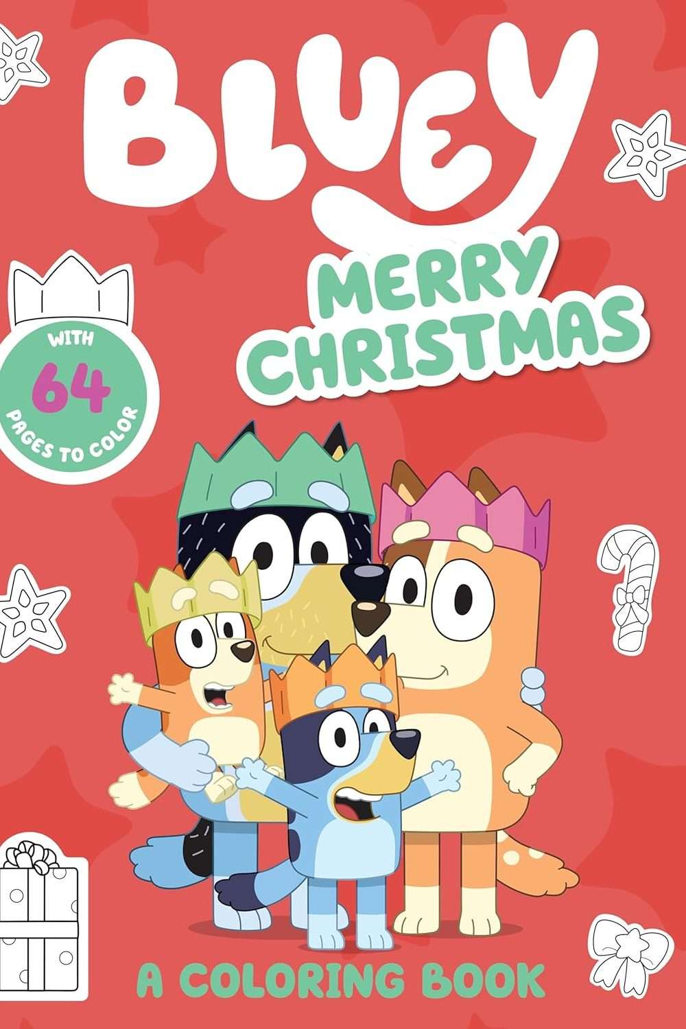 Bluey: Merry Christmas: A Colouring Book