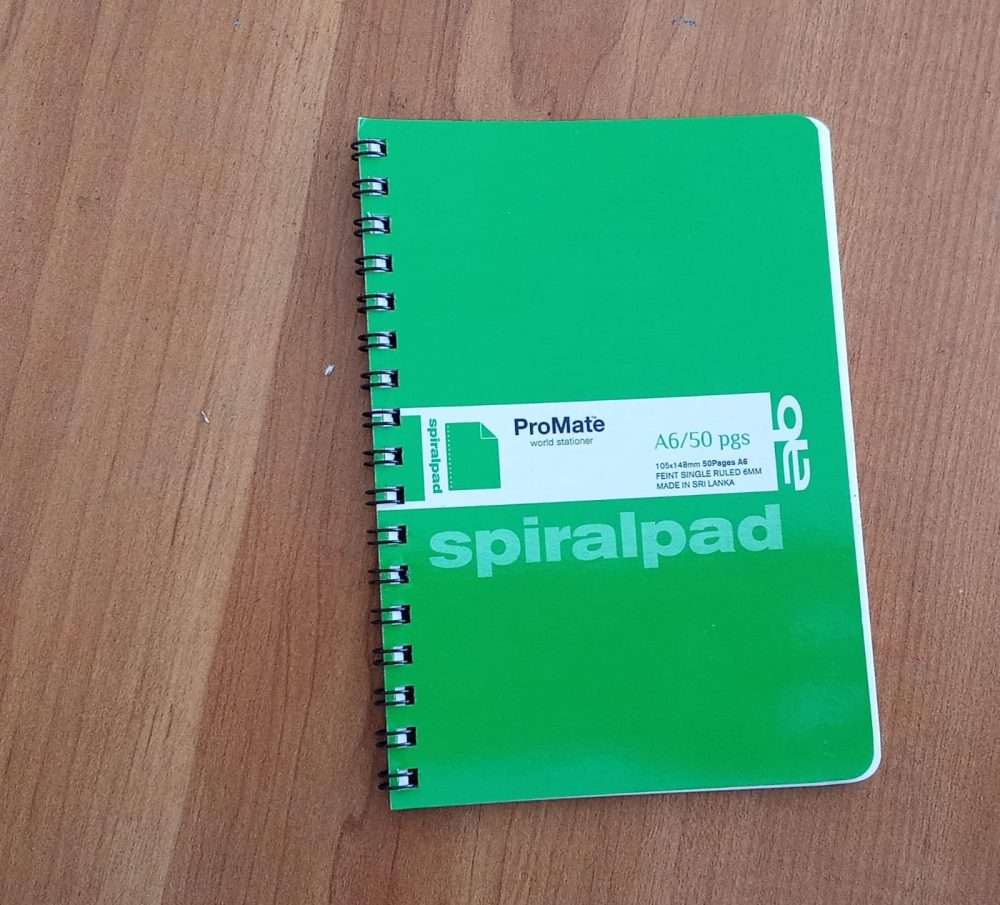 Promate Notebook Promate Book Spiral Short A6 50 Pages – Best Pocket Notebook