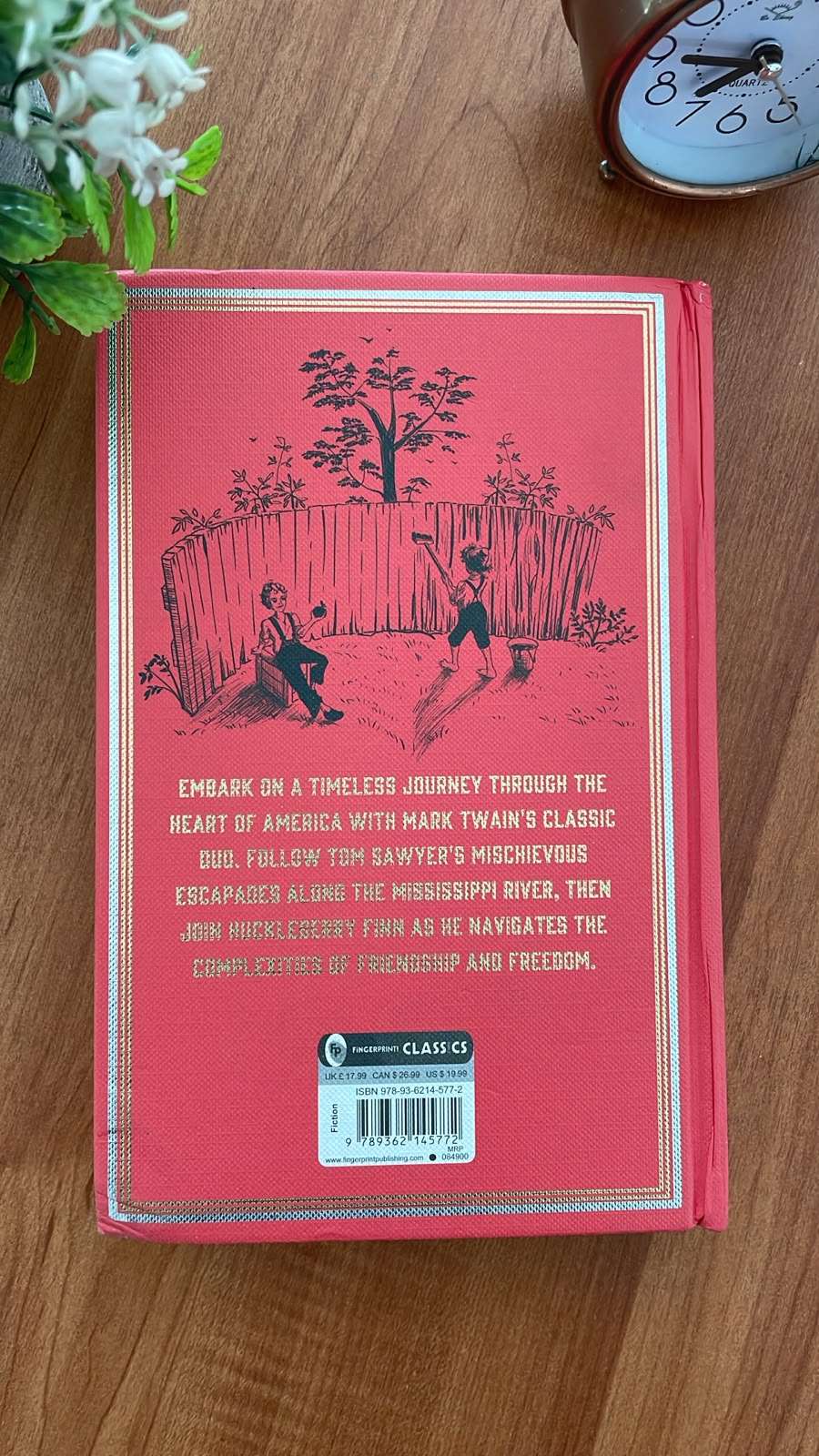 Adventures of Tom Sawyer & Adventures of Huckleberry Finn: Deluxe Hardbound Edition (Fingerprint Classics) by Mark Twain Adventures of Tom Sawyer & Adventures of Huckleberry Finn: Deluxe Hardbound Edition (Fingerprint Classics) by Mark Twain - Image 4