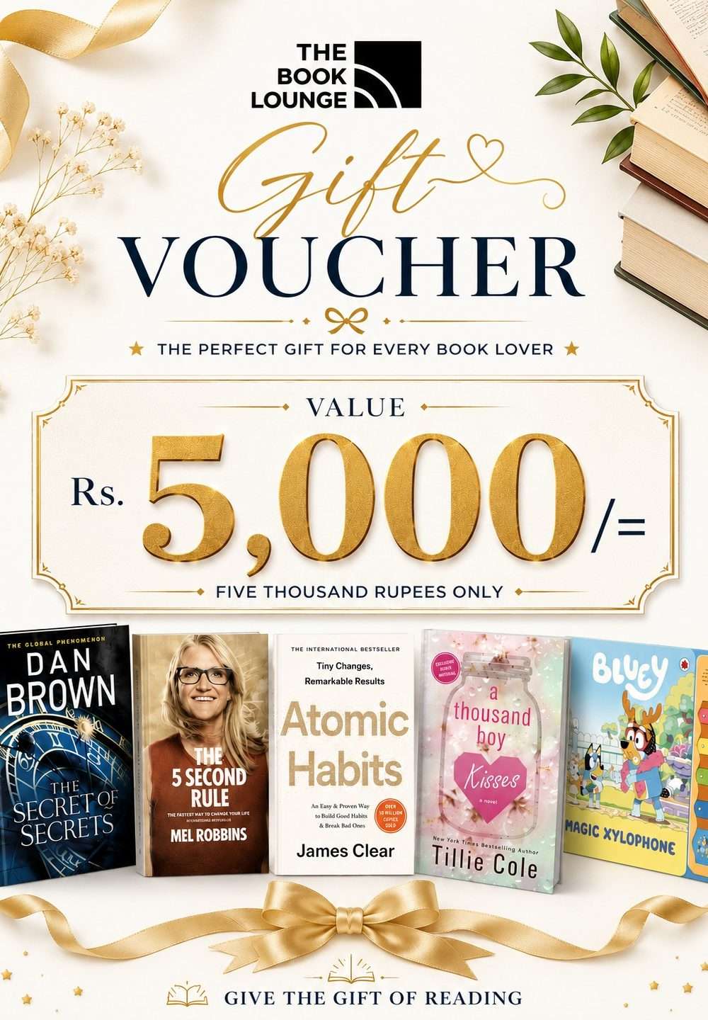 BookLounge Gift Voucher – Rs. 5000