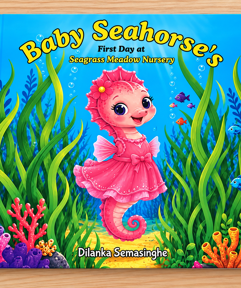 Baby Seahorse's First Day at Seagrass Meadow Nursery